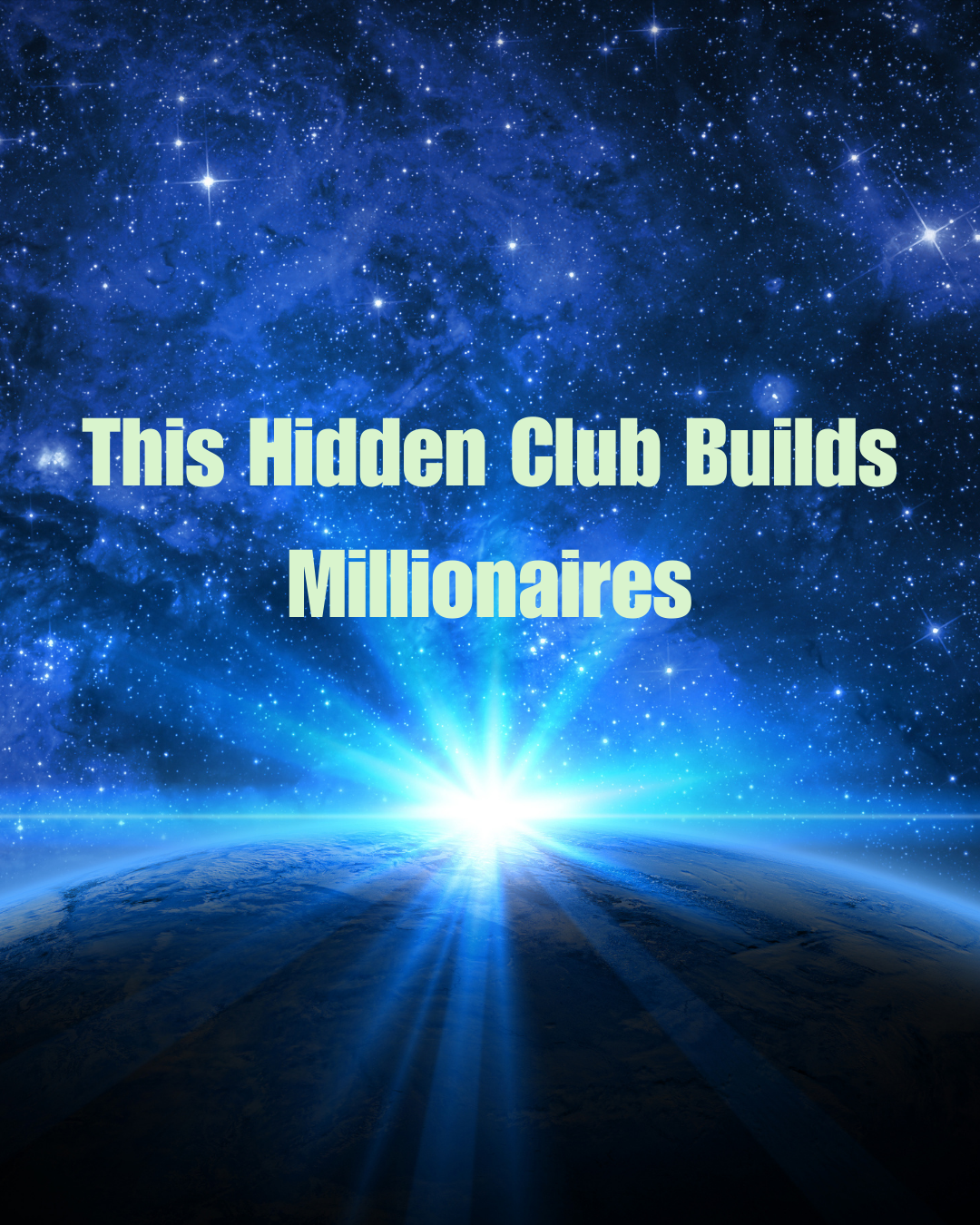 This Hidden Club Builds Millionaires