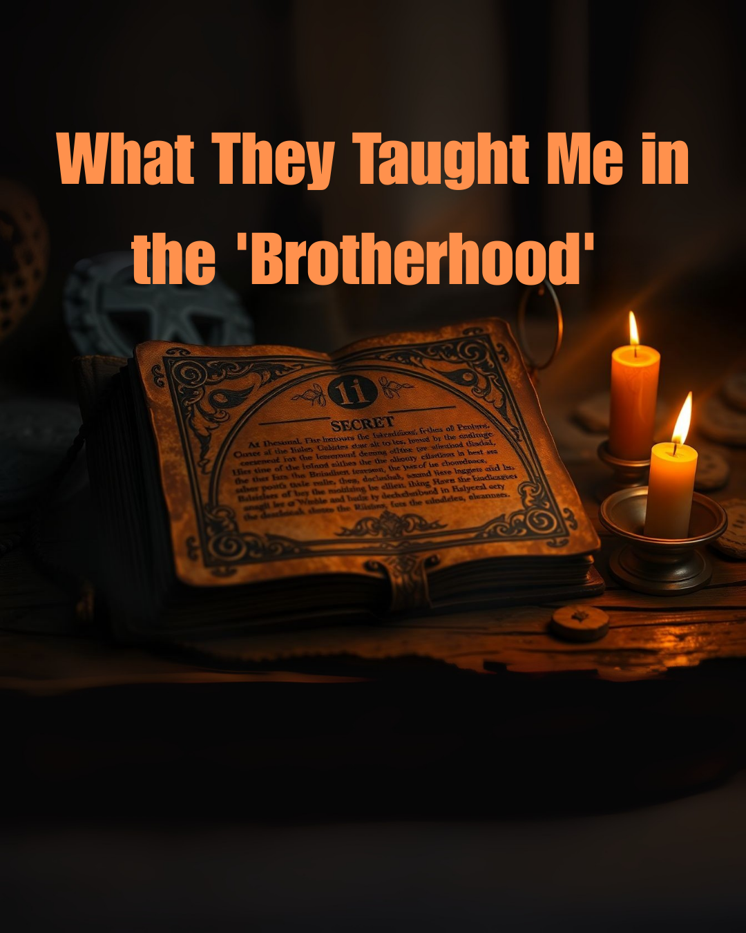 What They Taught Me in the 'Brotherhood' (Secret Society Training)