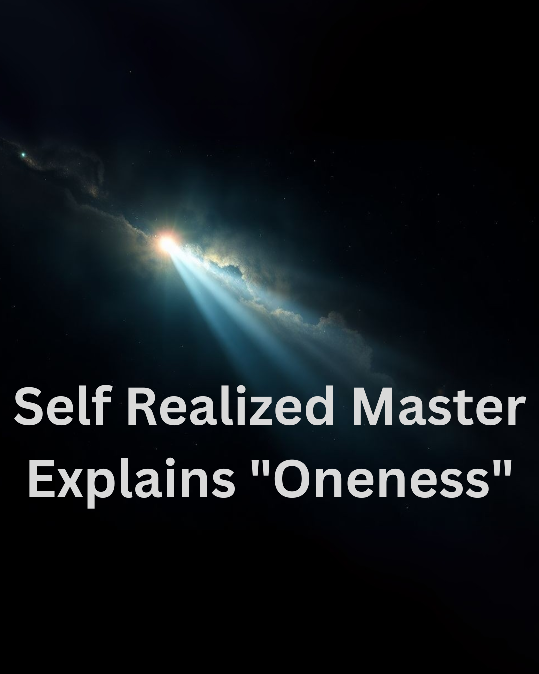 Self Realized Master Explains "Oneness"